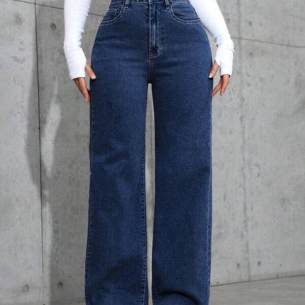 Causal Leg washed Denim