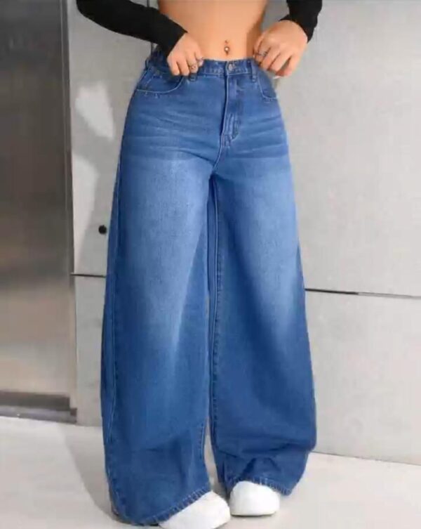 Lighter Blue Y2K Fashion Retro blue Low-Waisted Denim