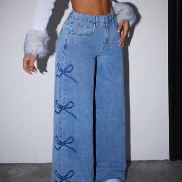 Women’s Bow Detail, Women Bow Denim