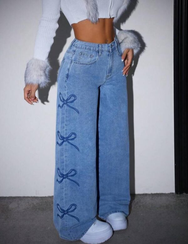 Women’s Bow Detail, Women Bow Denim