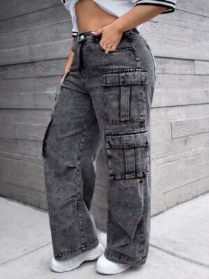 Loose plus size denim