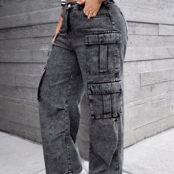 Loose plus size denim