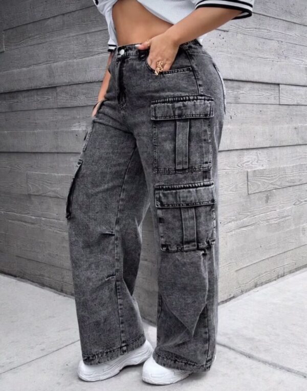 Loose plus size denim