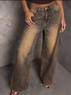 Bottom pocket loose fit Denim
