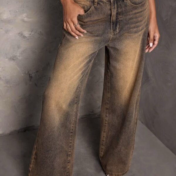 Bottom pocket loose fit Denim