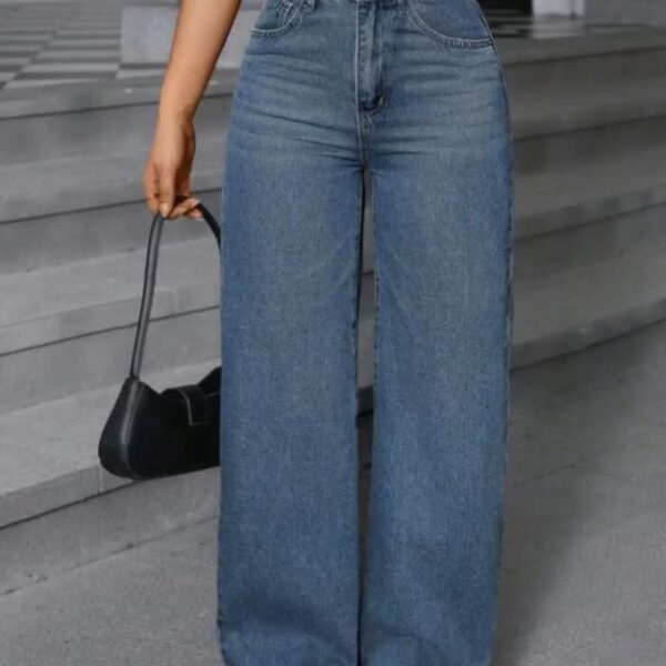 Women’s pocket loose Denim