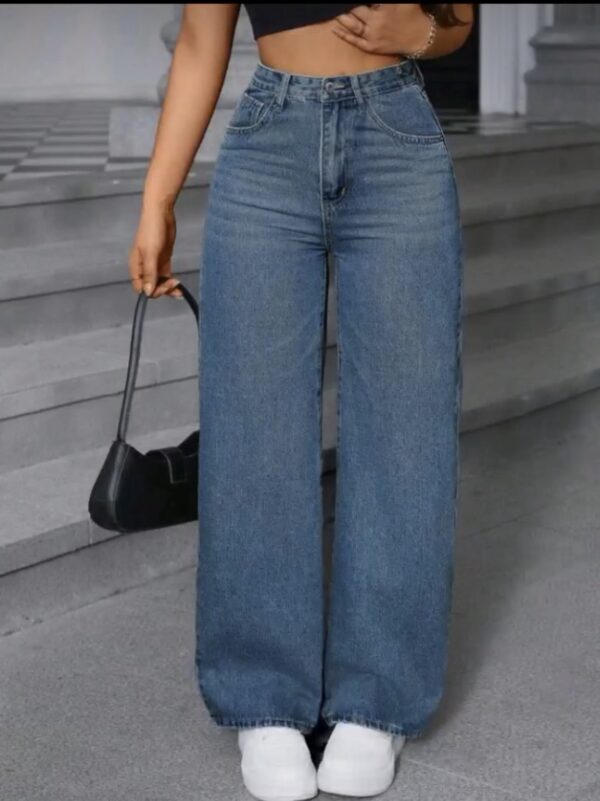 Women’s pocket loose Denim