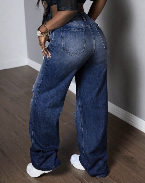 Slayr women’s front button distressed simple casual Denim