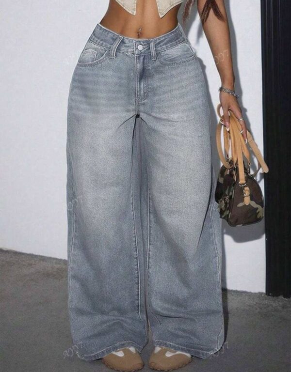 Fashion Casual Y2k Vintage Old Money Comfortable And Breathable Basic Denim